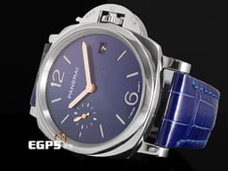 PANERAI 沛納海 Luminor Due系列 PAM1273 PAM01273 三日鍊 小秒針 <font color="#FF0000"> 2025年保卡&nbsp;<font color="#2828FF">經典三明治藍色面盤&nbsp;</font></font>自動上鍊 38mm