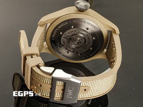 IWC 萬國 Big Pilot 大飛行員系列 IW506003 特別版 陶瓷錶 鈦合金錶扣  TOP GUN海軍空戰部隊腕錶「莫哈韋沙漠」限量250隻 2024年保單 蒐藏未使用品 自動上鍊 46mm