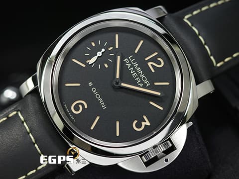 PANERAI 沛納海 Luminor Base 菸草面 三明治面盤 PAM915 PAM00915 8日鍊 2025年保單 P.5000機芯 手上鍊 44mm
