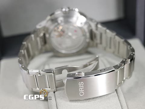 ORIS 豪利時 Aquis Date Calibre 400 時間之海 7763&nbsp;藍水鬼 藍色面盤 陶瓷外圈&nbsp;0140077634135 不鏽鋼 五日鍊 自製機芯&nbsp;2024年台灣公司貨&nbsp;潛水錶 自動上鍊 43.5mm