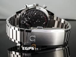 OMEGA 歐米茄 超霸57系列 CO‑AXIAL MASTER CHRONOMETER 33210415110001 綠色面盤 不鏽鋼材質 計時碼錶 <font color=#FF0000> 2022保單 同軸擒縱 大師天文台計時腕錶</font> 40.5mm
