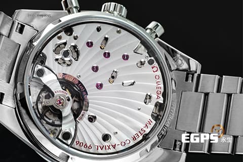 OMEGA 歐米茄 超霸57系列 CO‑AXIAL MASTER CHRONOMETER 33210415110001 綠色面盤 不鏽鋼材質 計時碼錶  2022保單 同軸擒縱 大師天文台計時腕錶 40.5mm
