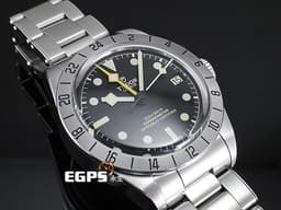 TUDOR 帝舵 Black Bay Pro 碧灣 79470-0001 黑色面盤 冒險家 GMT <font color="#FFD700">黃色兩地時間指針</font> 不鏽鋼 復古 雪花針  鍊帶款 <font color="#FF0000"> 2025年保卡 </font> 自動上鍊 39mm
