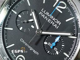 PANERAI 沛納海 Luminor Chrono PAM1109 計時碼表 <font color="#90ee90">經典夜光三明治面盤</font> PAM01109 不鏽鋼材質&nbsp;<font color="#FF0000">2025年保卡</font>&nbsp;自動上鍊 44mm