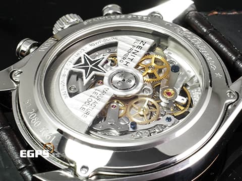 ZENITH 真力時 EL PRIMERO 51.2080.4061/69.C494 18K玫瑰金材質 半金款&nbsp;三色計時盤 鏤空偏心面盤&nbsp;2022年保卡 台灣公司貨 自動上鍊 42mm