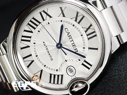 CARTIER 卡地亞 Ballon Bleu 經典 藍氣球 大型款 WSBB0040 <font color=#70cce1>藍鋼指針</font> 不鏽鋼 大三針 <font color=#FF0000>2024年保單 新式快拆錶帶</font> 自動上鍊 40mm