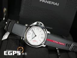 PANERAI 沛納海 Luminor Luna Rossa PAM01342 不鏽鋼 PAM1342 白色三明治面盤 <font color=#FF0000>極新品 2023年保單</font> 三日鏈 手動上鍊 44mm