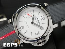 PANERAI 沛納海 Luminor Luna Rossa PAM01342 不鏽鋼 PAM1342 白色三明治面盤 <font color=#FF0000>極新品 2023年保單</font> 三日鏈 手動上鍊 44mm