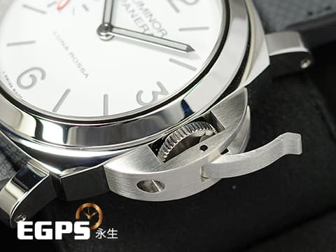 PANERAI 沛納海 Luminor Luna Rossa PAM01342 不鏽鋼 PAM1342 白色三明治面盤 極新品 2023年保單 三日鏈 手動上鍊 44mm