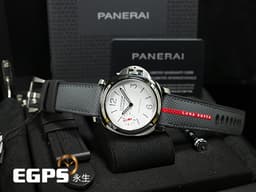 PANERAI 沛納海 Luminor Luna Rossa PAM01342 不鏽鋼 PAM1342 白色三明治面盤 <font color=#FF0000>極新品 2023年保單</font> 三日鏈 手動上鍊 44mm