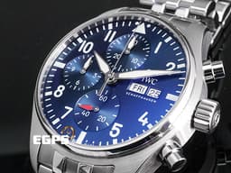 IWC 萬國 Pilot`s Chronograph 41 飛行員 IW388102 計時碼錶 星期日期 <font color=#0066FF>夜藍色面盤</font> 不鏽鋼 <font color=#FF0000>最新EasX-CHANGE錶帶更換系統 2024年 台灣公司貨</font> 飛行錶 自動上鍊 41mm