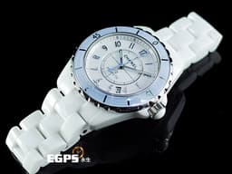 CHANEL 香奈兒 J12 Soft Blue Limited H4341&nbsp;<font color="#7dbaf2">淡藍色外圈 </font>白陶瓷 專利不鏽鋼蝴蝶扣<font color="#7dbaf2"> </font><font color="#ff0000">限量1200只</font>&nbsp;自動上鏈 38mm