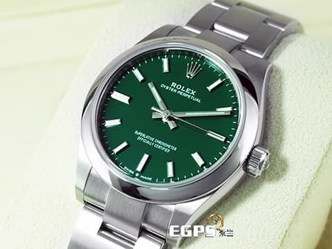 ROLEX 勞力士 Oyster Perpetual 31 經典 蠔式恆動型 277200 不鏽鋼材質 時下流行 勞力士標誌性綠色面盤 2024年保單 自動上鍊 31mm