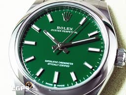 ROLEX 勞力士 Oyster Perpetual 31 經典 蠔式恆動型 277200 不鏽鋼材質 <font color=#009100>時下流行 勞力士標誌性綠色面盤</font> <font color=#FF0000>2024年保單</font> 自動上鍊 31mm