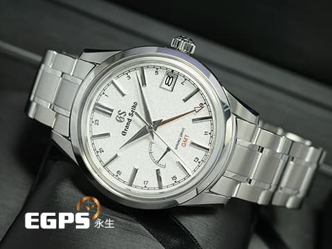 GRAND SEIKO 特級精工 GS 精工 Elegance Collection 節氣系列 SBGE269 Spring Drive GMT 兩地時區 錶盤設計源自 二十四節氣「冬至」，以深厚的積雪為背景，並用GMT指針來表現大雪停歇時寧靜和寒冷中柔和閃耀的「雪晴」夕陽光芒 不鏽鋼 2024年保單 自動上鍊 40mm