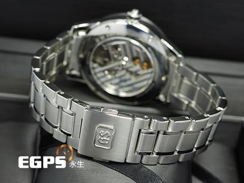 GRAND SEIKO 特級精工 GS 精工 Elegance Collection 節氣系列 SBGE269 Spring Drive GMT 兩地時區 錶盤設計源自 二十四節氣「冬至」，以深厚的積雪為背景，並用GMT指針來表現大雪停歇時寧靜和寒冷中柔和閃耀的「雪晴」夕陽光芒 不鏽鋼 2024年保單 自動上鍊 40mm