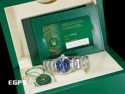 ROLEX 勞力士 Datejust 31 蠔式日誌型 278240 <font color="#0080FF">亮藍色面盤 羅馬數字時標</font> DJ31 不鏽鋼 <font color="#FF0000">2024年卡 蠔式（Oyster）三節錶帶</font> 自動上鍊 31mm