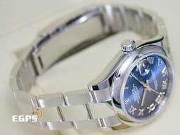 ROLEX 勞力士 Datejust 31 蠔式日誌型 278240 <font color="#0080FF">亮藍色面盤 羅馬數字時標</font> DJ31 不鏽鋼 <font color="#FF0000">2024年卡 蠔式（Oyster）三節錶帶</font> 自動上鍊 31mm