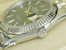 ROLEX 勞力士 Datejust 41 蠔式日誌型 126334 <font color="#00fa9a">薄荷綠色面盤</font> 不鏽鋼 DJ41 經典三角坑紋錶圈 <font color="#FF0000">2025年保卡 紀念型（Jubilee）五銖錶帶</font> 自動上鍊 41mm