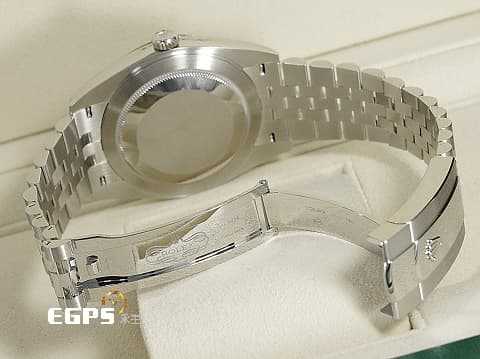 ROLEX 勞力士 Datejust 41 蠔式日誌型 126334 薄荷綠色面盤 不鏽鋼 DJ41 經典三角坑紋錶圈 2025年保卡 紀念型（Jubilee）五銖錶帶 自動上鍊 41mm