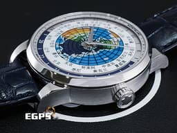 Montblanc 萬寶龍 Heritage Spirit 116534 傳承精神UNICEF系列 世界時區腕錶 <font color="#FFFF00">亞洲限量款 極少見中文地名錶盤 </font> <font color="#FF0000">限量500枚 聯合國兒童基金會標誌錶背</font> 深藍色皮革錶帶 自動上鍊 41mm