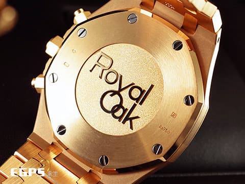 Audemars Piguet 愛彼 AP錶 Royal Oak 皇家橡樹 26331OR.OO.1220OR.02 玫瑰金鍊帶款 26331 OR 巧克力色格紋面盤 2019年新式保卡 計時碼表 自動上鏈 41mm