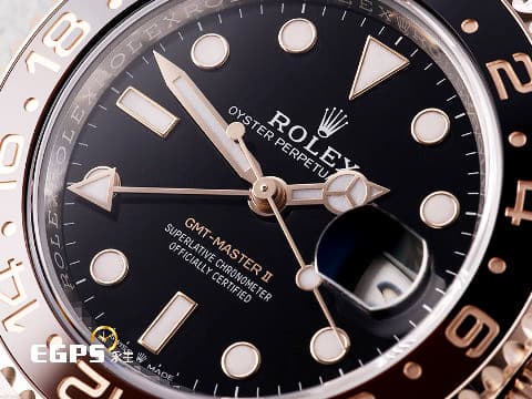 ROLEX 勞力士 GMT-Master II 格林威治型 126711 CHNR 雙色陶瓷圈 126711CHNR 沙士圈 半金款 玫瑰金 2020年 美國公司貨 自動上鍊 40mm