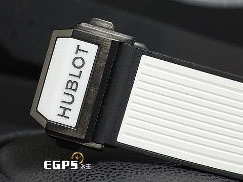 HUBLOT 宇舶 BIG BANG UNICO 大爆炸 飛返 計時碼表 421.HX.1170.RX 白陶瓷 三日鍊 鏤空面盤 2021年保卡 自動上鍊 44mm