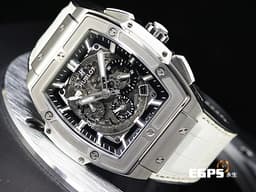 Hublot 宇舶 SPIRIT OF BIG BANG 大爆炸 靈魂系列 601.NE.0172.LR.JPN17 <font color="#FFFFFF">緞面及拋光鈦金屬材質</font> <font color="#05f0f0"> 鏤空面盤</font><font color="#ff0000"> 2018年保卡</font>&nbsp;自動上鍊 45mm
