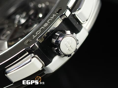 Hublot 宇舶 SPIRIT OF BIG BANG 大爆炸 靈魂系列 601.NE.0172.LR.JPN17 緞面及拋光鈦金屬材質  鏤空面盤 2018年保卡&nbsp;自動上鍊 45mm