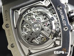 Hublot 宇舶 SPIRIT OF BIG BANG 大爆炸 靈魂系列 601.NE.0172.LR.JPN17 <font color="#FFFFFF">緞面及拋光鈦金屬材質</font> <font color="#05f0f0"> 鏤空面盤</font><font color="#ff0000"> 2018年保卡</font>&nbsp;自動上鍊 45mm