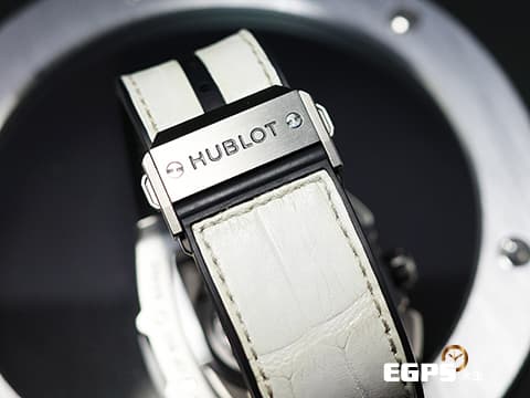 Hublot 宇舶 SPIRIT OF BIG BANG 大爆炸 靈魂系列 601.NE.0172.LR.JPN17 緞面及拋光鈦金屬材質  鏤空面盤 2018年保卡&nbsp;自動上鍊 45mm