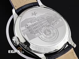 Montblanc 萬寶龍 HERITAGE SPIRIT 119943 灰色皮革錶帶 <font color="#FF0000">銀白色面盤 不鏽鋼拋光劍形指針 藍色秒針 2026年保卡</font>&nbsp;自動上鍊 40mm