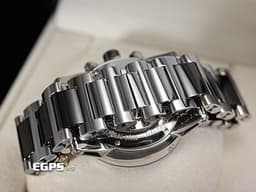 MONTBLANC 萬寶龍 Timewalker Chronograph 時光行者 經典 103094 計時碼表 黑陶瓷+不鏽鋼材質&nbsp;<font color="#ff0000">2025年保單</font> 自動上鍊 43mm