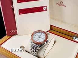 OMEGA 歐米茄 Seamaster Planet Ocean 600 海馬 21530442104001 <font color="#FF8000">陶瓷錶圈 橘海馬</font> 不鏽鋼 同軸擒縱 <font color="#FF0000">2020年保卡 台灣公司貨</font> 排氦氣閥 潛水錶 自動上鍊 43.5 mm
