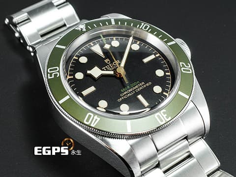 TUDOR 帝舵 Heritage Black Bay Green Manufacture 79230G 綠水鬼 復古 2023年保卡 潛水錶 英國倫敦Harrods百貨特別限定版 自動腕錶 41mm
