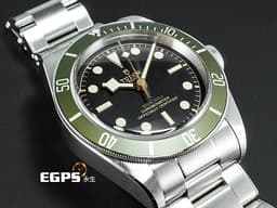 TUDOR 帝舵 Heritage Black Bay Green Manufacture 79230G 綠水鬼 復古 <font color="#FF0000">2023年保卡</font> 潛水錶 <font color="#5B5B00">英國倫敦Harrods百貨特別限定版</font> 自動腕錶 41mm