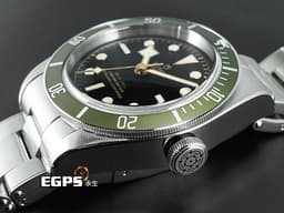 TUDOR 帝舵 Heritage Black Bay Green Manufacture 79230G 綠水鬼 復古 <font color="#FF0000">2023年保卡</font> 潛水錶 <font color="#5B5B00">英國倫敦Harrods百貨特別限定版</font> 自動腕錶 41mm