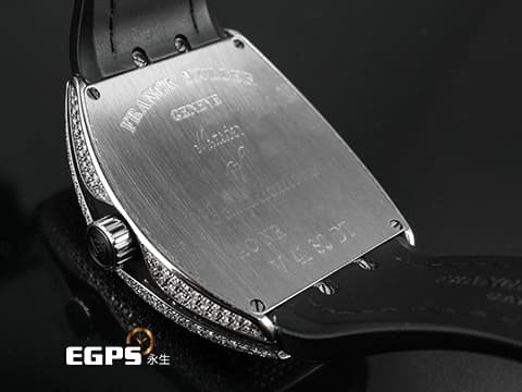 Franck Muller 法蘭穆勒 FM Vanguard V41 不鏽鋼材質 精鑲鑽錶 精鑲滿天星面盤 自動上鍊&nbsp;40.8X50mm