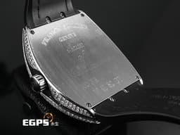 Franck Muller 法蘭穆勒 FM Vanguard V41 不鏽鋼材質 <font color="#05f0f0">精鑲鑽錶 精鑲滿天星面盤</font> 自動上鍊&nbsp;40.8X50mm