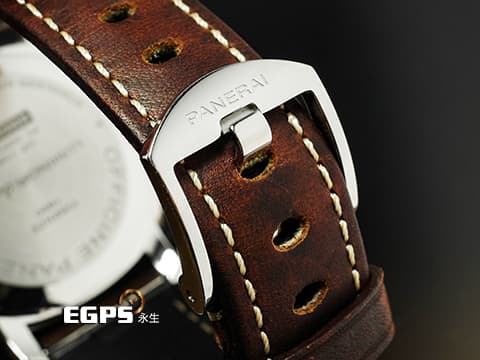 PANERAI 沛納海 LUMINOR DUE PAM1046 小秒針 PAM01046 不鏽鋼材質 白色奶油面盤 沛納海專利護橋 夜光指針 2021年保單 台灣公司貨&nbsp;自動上鍊 42mm