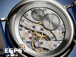 Patek philippe 百達翡麗 PP&nbsp; 複雜功能時計 7121/200G 18K白金材質 <font color="#05f0f0">原廠鑲嵌132 顆鑽石（1.09 克拉）錶圈 月相顯示 藍色面盤</font>&nbsp;<font color="#ff0000">2</font><font color="#FF0000">025年保單 新錶訂價：1,507,000元&nbsp;</font>手動上鍊&nbsp;38mm