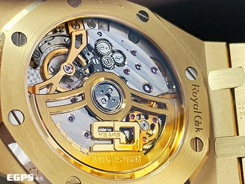 AUDEMARS PIGUET AP錶 愛彼 ROYAL OAK皇家橡樹 16202BA.OO.1240BA.01 18K黃金  正50週年自動盤 2022年保單 JUMBO超薄 NBA籃球大帝 "LEBRON JAMES" 配戴錶款 特殊迷人煙燻金黃色面~ 自動上鍊 39mm



