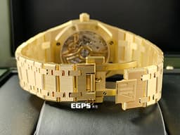 AUDEMARS PIGUET AP錶 愛彼 ROYAL OAK皇家橡樹 16202BA.OO.1240BA.02 18K黃金 <font color="#ff0000">2023年保單!!JUMBO超薄</font> <font color="#00FFFF">NBA籃球大帝 "LEBRON JAMES" 配戴錶款 特殊迷人煙燻金黃色面~ </font>自動上鍊 39mm



