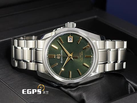 GRAND SEIKO 特級精工 GS 精工 Elegance Collection 節氣系列 SBGH271 Hi-beat 高振頻 錶盤設計源自 二十四節氣「立夏」，春色褪去迎來初夏的日光與清新，象徵夏日溫暖的薰風吹拂蒼翠茂盛的大地，有機紋理化為風的足跡 不鏽鋼 2025年保卡 自動上鍊 40mm