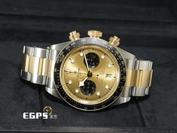 TUDOR 帝舵 BLACK BAY CHRONO S&amp;G 半金 計時碼錶 M79363N-0007 鍊帶款 79363 <font color="#FF0000"> 金色熊貓面盤，MT5813自製機芯，2025年新式保卡</font> 自動上鍊 41mm