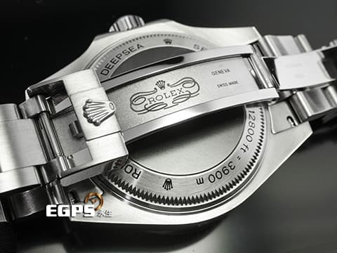 ROLEX 勞力士 Sea-Dweller DEEPSEA 蠔式 海使者 深海 116660 水鬼王 黑鬼王 深潛3900米 不鏽鋼&nbsp;黑色陶瓷錶圈 2017年保單 排氦氣閥 潛水錶 自動上鍊 44mm