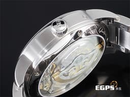 GLASHUTTE ORIGINAL 格拉蘇蒂 Pano MaticLunar 1-90-02-42-32-71 不鏽鋼材質 偏心月相 德式經典大日期窗 <font color="#FF0000"> 2022保單 商務菁英 低調穩重的選擇 </font> 透明錶背 自動上鍊 40mm