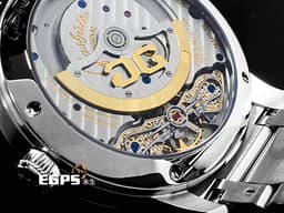 GLASHUTTE ORIGINAL 格拉蘇蒂 Pano PanoMaticLunar 1-90-02-46-32-71 不鏽鋼材質  德式經典大日期窗 <font color=#FF0000>雙鵝頸 偏心月相 2024保單 台灣公司貨 19002463271 </font>  商務菁英，低調穩重的選擇 透明底蓋 自動腕錶 40mm