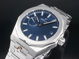 ZENITH 真力時 DEFY Skyline 碟飛 03.9300.3620/51.I001 不鏽鋼材質 <font color="#0582f5">四芒星藍色面盤 附原廠膠帶 快拆錶帶</font>&nbsp;<font color="#FF0000">2023年保卡 </font>自動上鍊 41mm